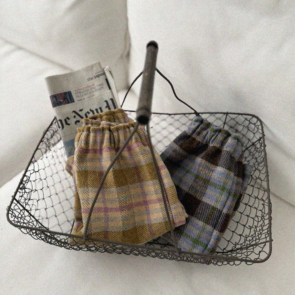 Wool Check Trouser