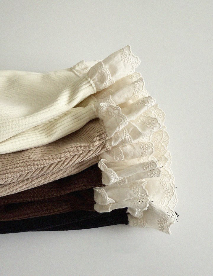 Corduroy Frill Trouser