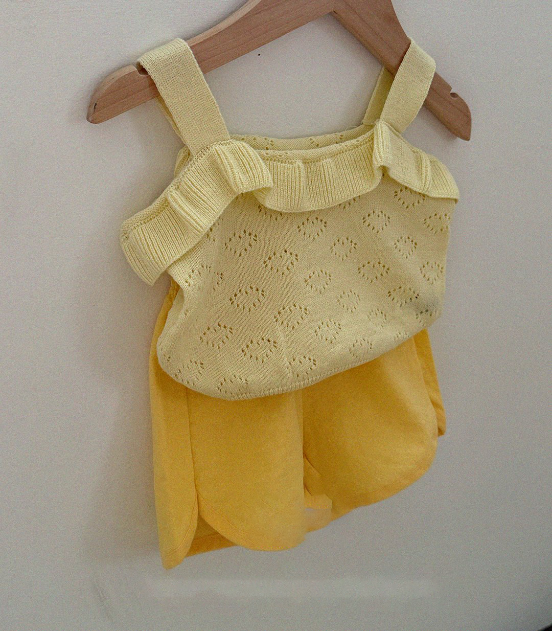 Knit Collar T-Shirt