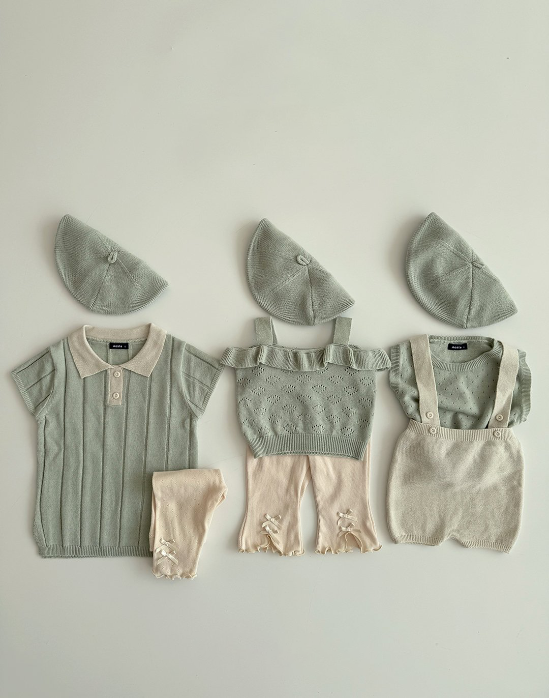 Knit Collar T-Shirt