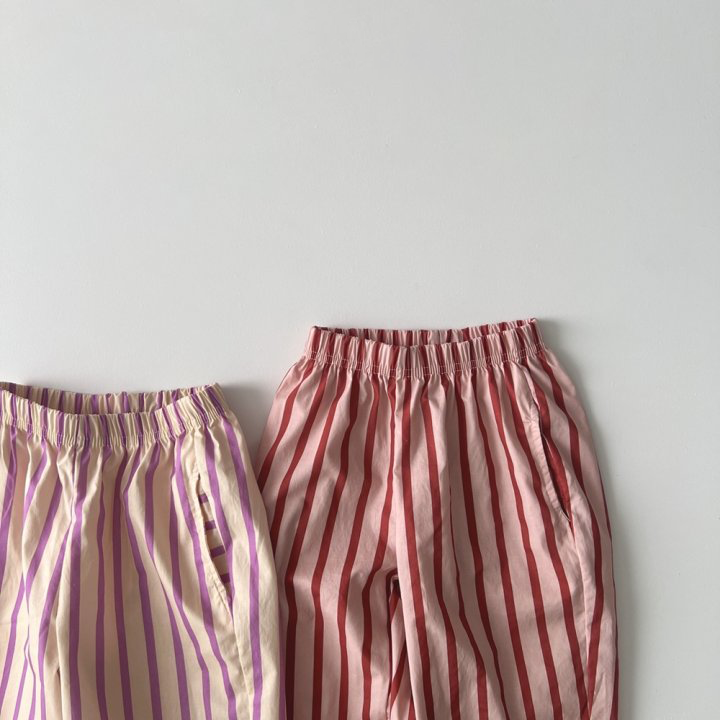 Pine Trouser Stripe Red