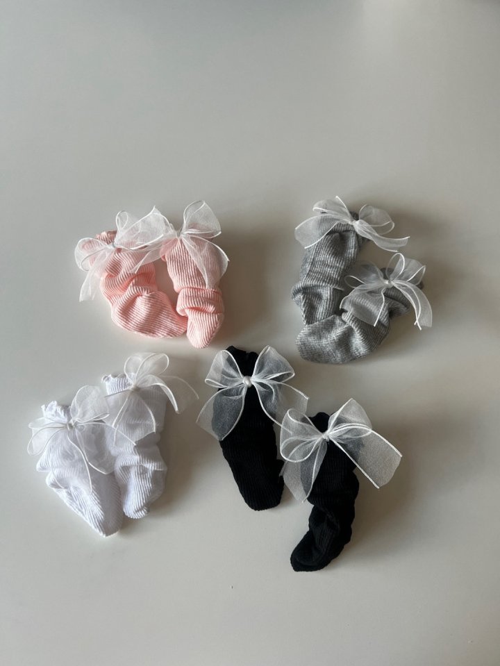 Sha Ribbon Knee Socks