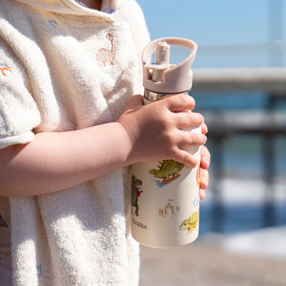 Stainless steel water bottle - Dino Beach