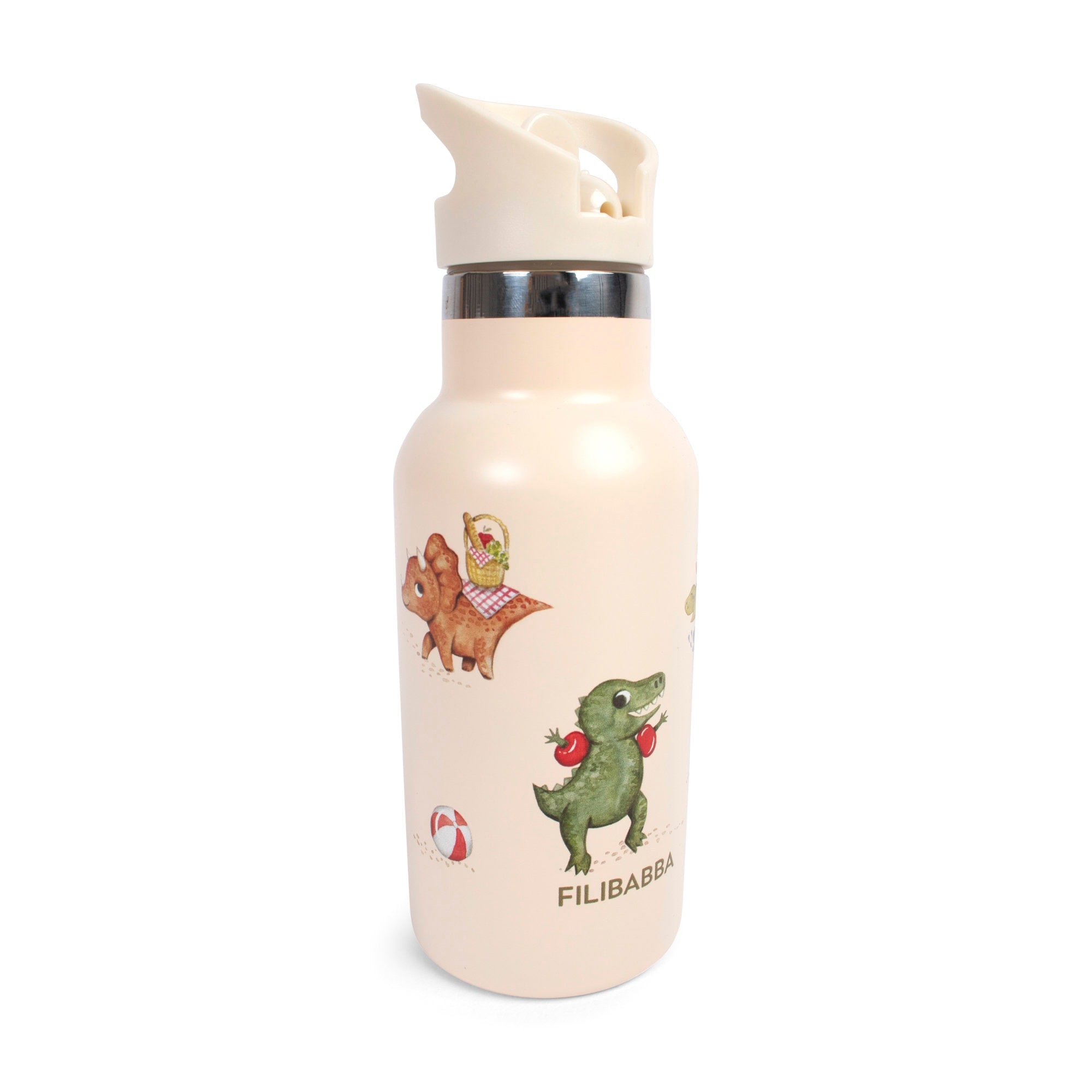 Stainless steel water bottle - Dino Beach