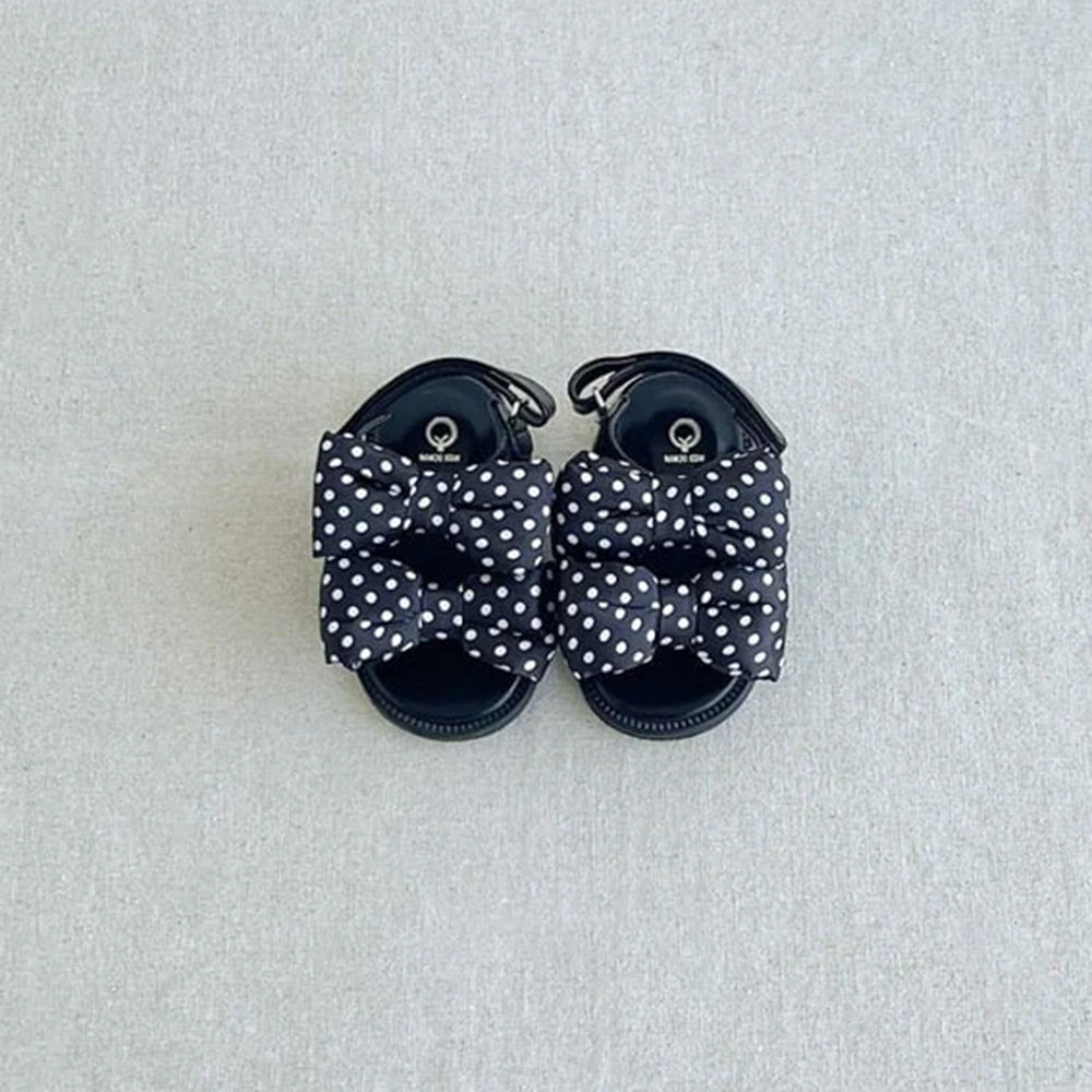 Pudding Ribbon Sandals Dot