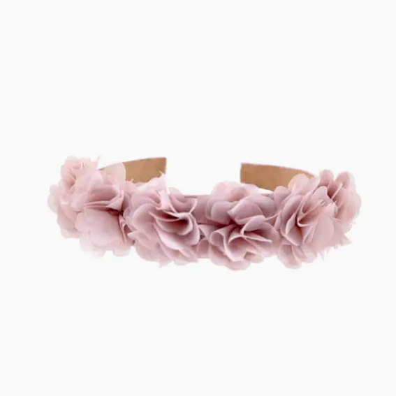 Pink Water Lily Girl's Headband