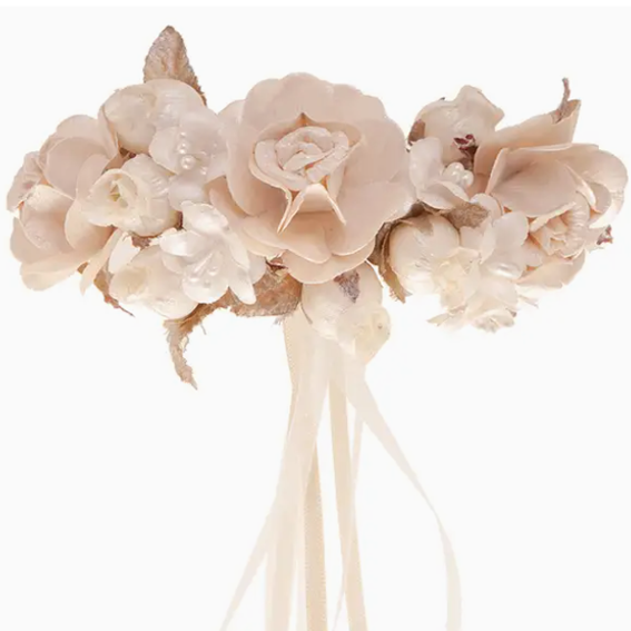 Bea Ivory Headpiece.