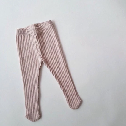 Ribbed Foot Leggings