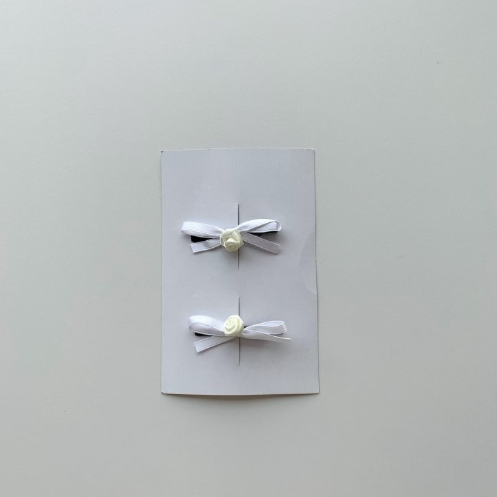 Rose Hair Clip Set