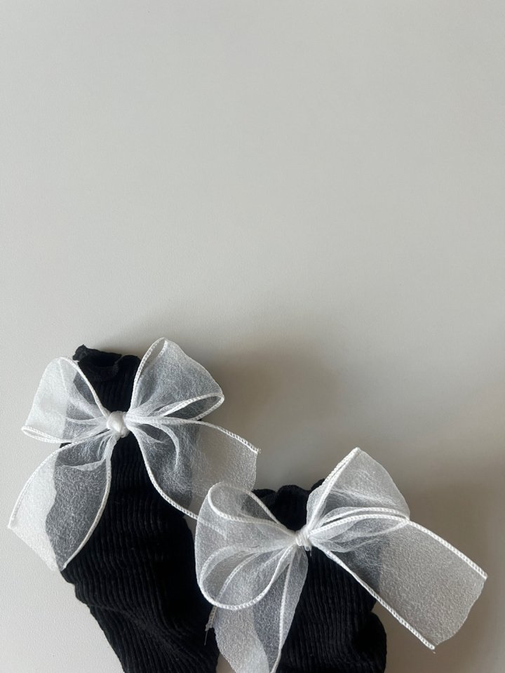 Sha Ribbon Knee Socks