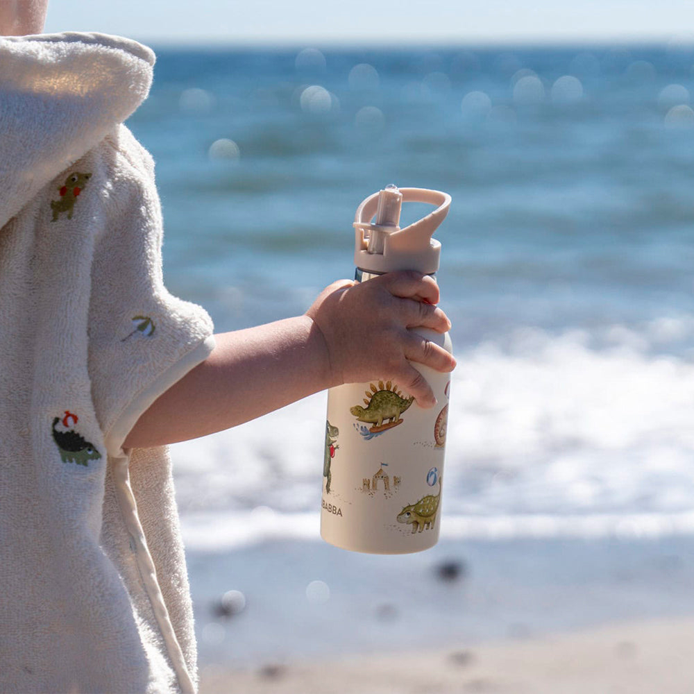 Stainless steel water bottle - Dino Beach