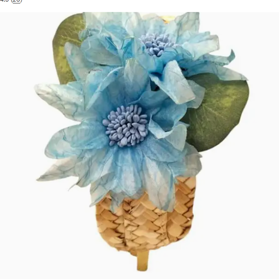 Celeste Daisy Headband Straw