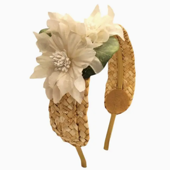 Ivory Daisies Headband